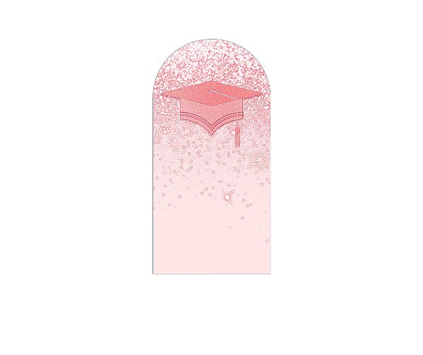 Painel Romano Veste Fácil 1,00x2,00 - Formatura Rosa 015