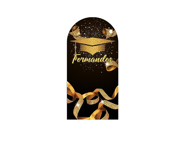Painel Romano Veste Fácil 1,00x2,00 - Formatura Capelo Dourado 016