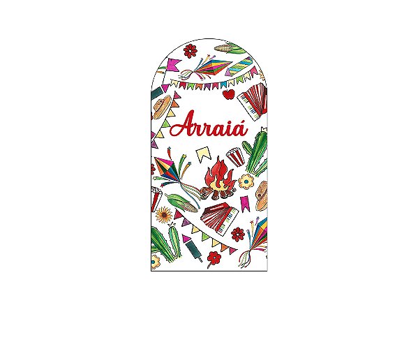 Painel Romano Veste Fácil 1,00x2,00 - Festa Junina Arraiá Frame Temático 034