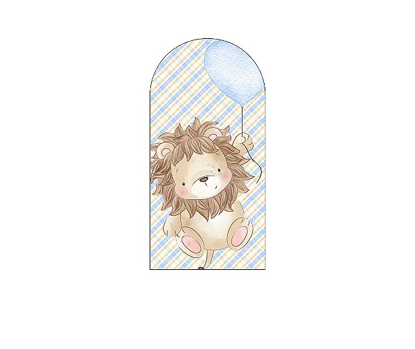 Painel Romano Veste Fácil 1,00x2,00 - Safari Leãozinho Cute 002