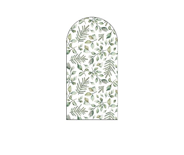 Painel Romano Veste Fácil 1,00x2,00 - Safari Folhas Aquarela 041