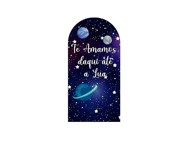 Painel Romano Veste Fácil 1,00x2,00 - Astronauta Galáxia e Estrelas 002