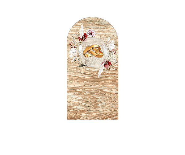 Painel Romano Veste Fácil 1,00x2,00 - Noivado Rústico Boho 018