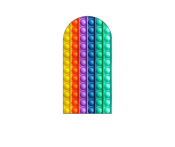 Painel Romano Veste Fácil 1,00x2,00 - Push Pop It 002