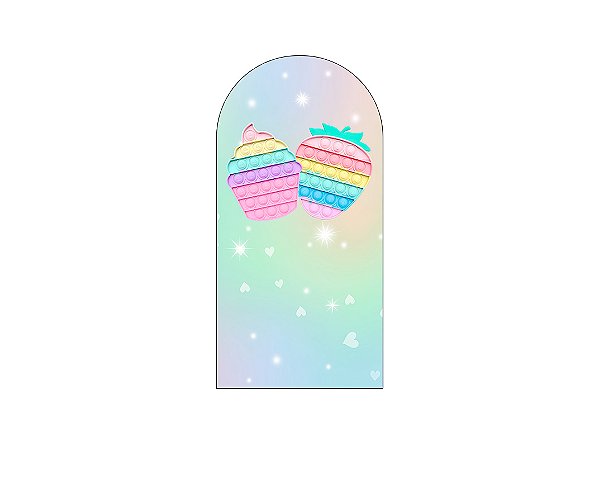 Painel Romano Veste Fácil 1,00x2,00 - Brinquedo Cup cake 008
