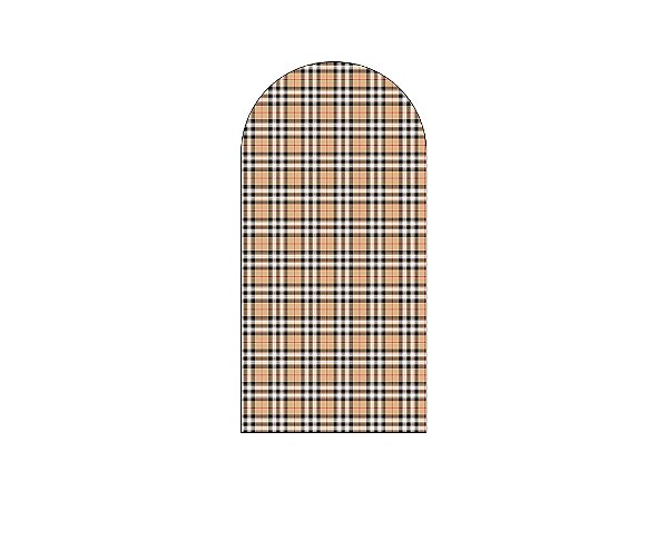 Painel Romano Veste Fácil 1,00x2,00 - Brinquedo Estampa Xadrez 011