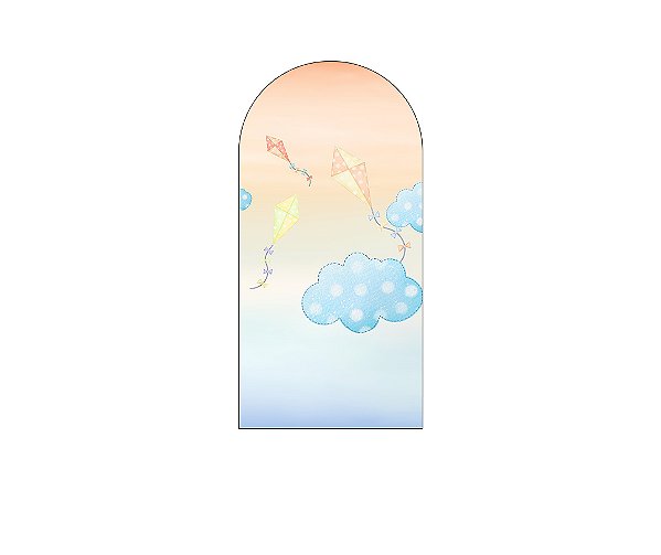 Painel Romano Veste Fácil 1,00x2,00 - Pipas Aquarelas 020