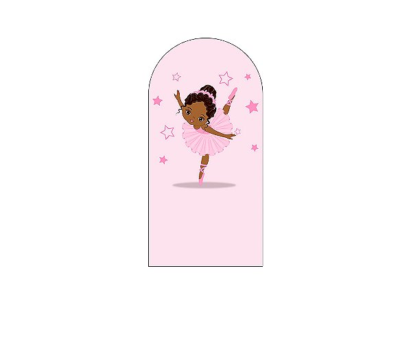 Painel Romano Veste Fácil 1,00x2,00 - Bailarina Cute Dançando 008