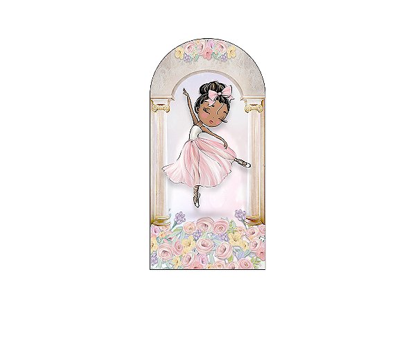 Painel Romano Veste Fácil 1,00x2,00 - Bailarina Colunas 010