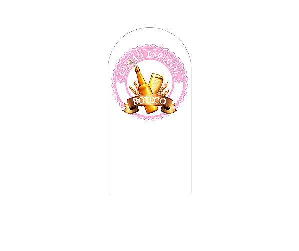 Painel Romano Veste Fácil 1,00x2,00 - Boteco Rosa Cerveja 016
