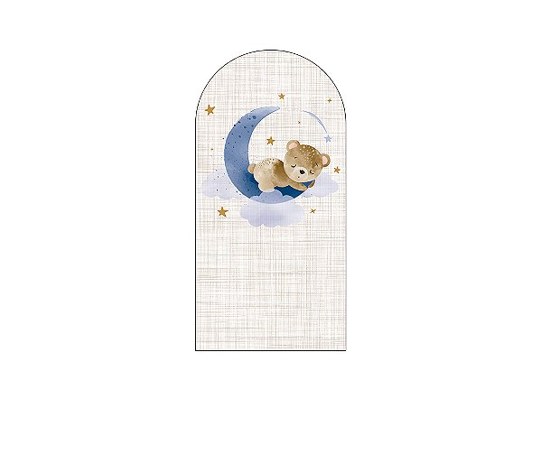 Painel Romano Veste Fácil 1,00x2,00 - Chá de Bebê Ursinho do Sono 005