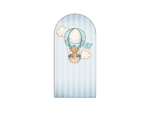Painel Romano Veste Fácil 1,00x2,00 - Chá de Bebê Urso Baloeiro 015