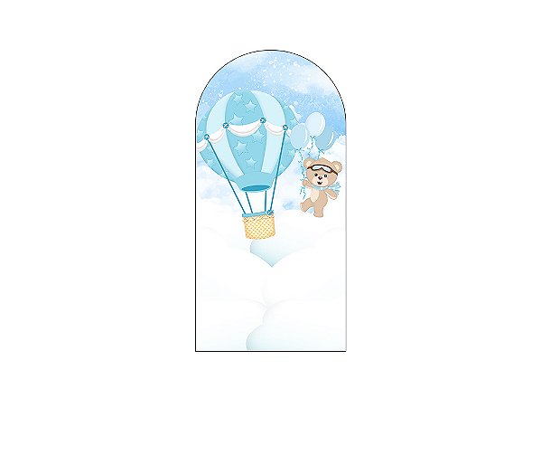Painel Romano Veste Fácil 1,00x2,00 - Chá de Bebê Urso Baloeiro 023