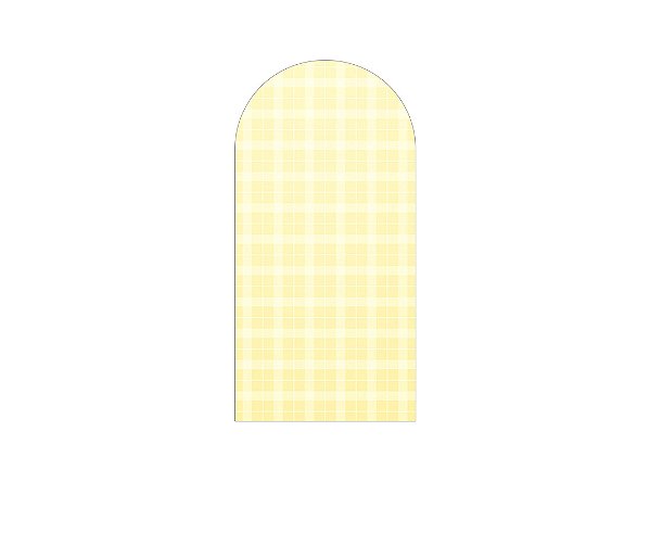 Painel De Festa Romano 1,00x2,00- Xadrez Degradê Amarelo Suave 035