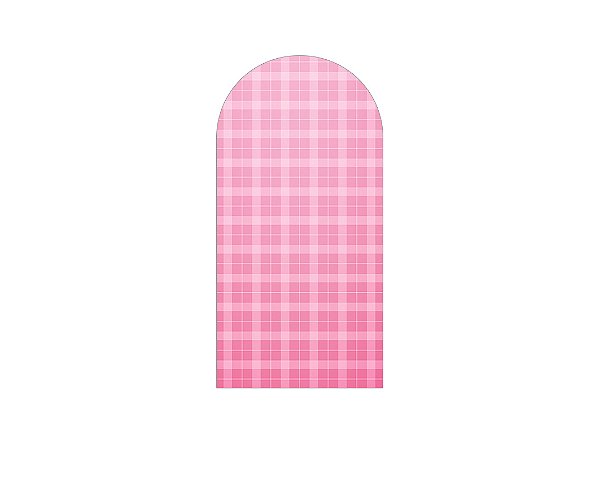 Painel De Festa Romano 1,00x2,00- Xadrez Degradê Pink 051