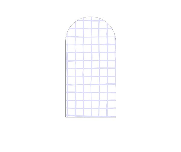 Painel De Festa Romano 1,00x2,00- Estampa Grid Quadriculado Lilás 070