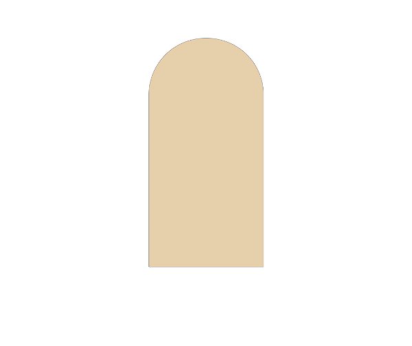 Painel De Festa Romano 1,00x2,00- Cores Neutras Bege Liso 085