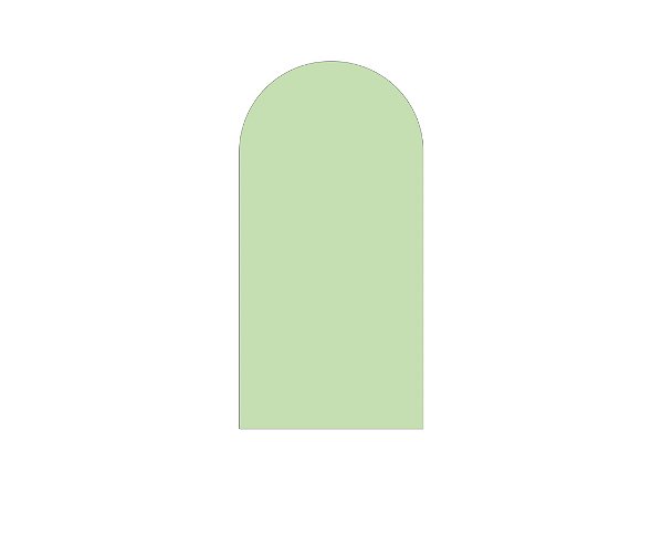Painel De Festa Romano 1,00x2,00- Cores Neutras Verde Liso 088