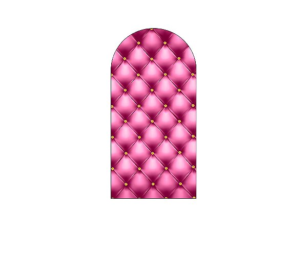 Painel De Festa Romano 1,00x2,00- Realeza Capitonê Pink 017