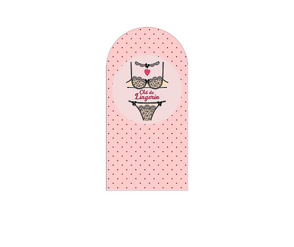 Painel Romano Veste Fácil 1,00x2,00 - Chá de Lingerie Fundo Rosa 014