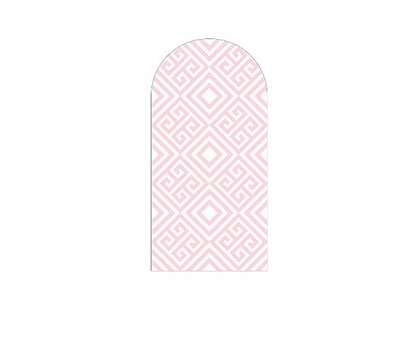 Painel Romano Veste Fácil 1,00x2,00 - Cores Neutras Geek Rosa 001