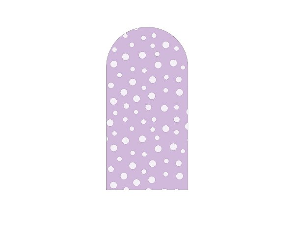 Painel Romano Veste Fácil 1,00x2,00 - Lilás com Poás 007