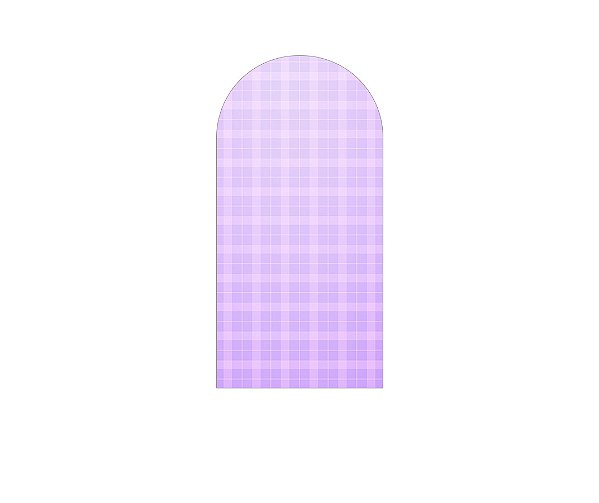 Painel Romano Veste Fácil 1,00x2,00 - Xadrez Degradê Lilás 045