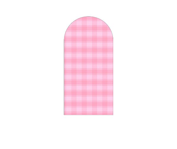 Painel Romano Veste Fácil 1,00x2,00 - Xadrez Degradê Rosa 049