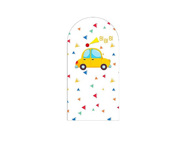 Painel Romano Veste Fácil 1,00x2,00 - Carrinho Amarelo Clean 002