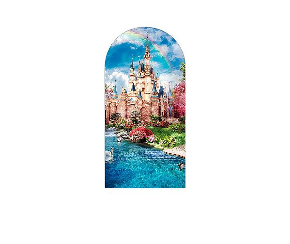 Painel Romano Veste Fácil 1,00x2,00 - Castelo Jardim Encantado 013