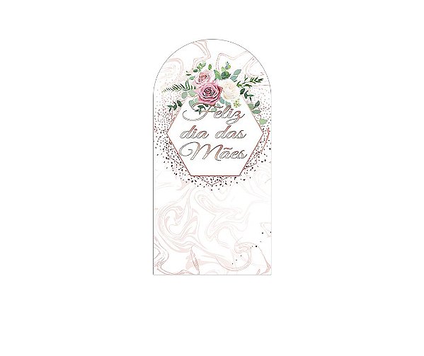 Painel De Festa Romano 1,00x2,00- Dia das Mães Floral 001