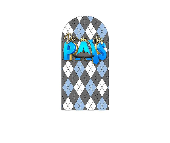 Painel De Festa Romano 1,00x2,00- Dia dos Pais Sueter Azul 017