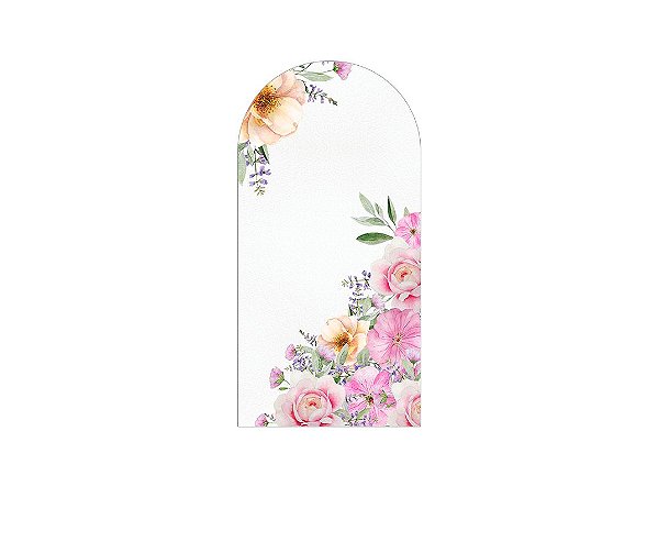 Painel De Festa Romano 1,00x2,00- Dia das Mães Floral 088