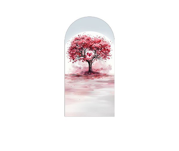Painel De Festa Romano 1,00x2,00- Dia dos Namorados Árvore do Amor 108