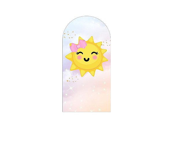 Painel De Festa Romano 1,00x2,00- Solzinho Cute Candy 007