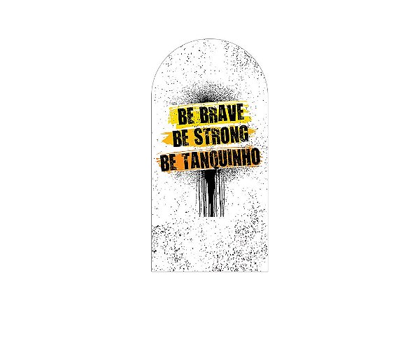 Painel De Festa Romano 1,00x2,00- Frase Academia Amarelo 011