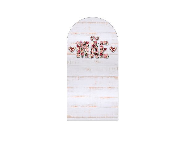 Painel Romano Veste Fácil 1,00x2,00 - Dia das Mães Letreiro Floral 049