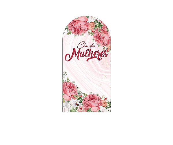 Painel Romano Veste Fácil 1,00x2,00 - Chá das Mulhes Efeito Mármore Rosa 063