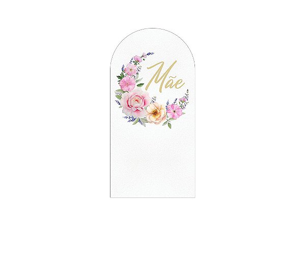 Painel Romano Veste Fácil 1,00x2,00 - Dia das Mães Lua Floral 089