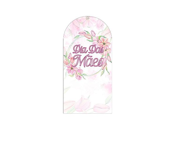 Painel Romano Veste Fácil 1,00x2,00 - Dia das Mães Flores Rosas 092