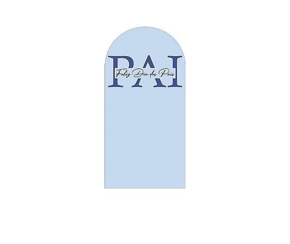 Painel Romano Veste Fácil 1,00x2,00 - Dia dos Pais Frame Azul 106