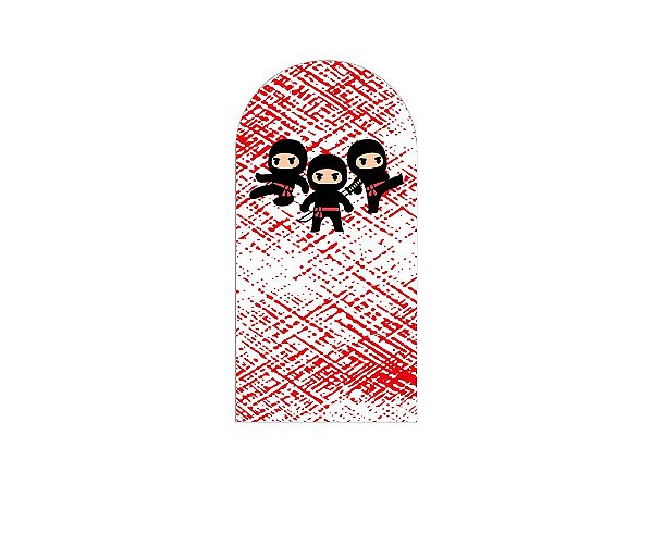 Painel Romano Veste Fácil 1,00x2,00 - Ninjas Cute 027