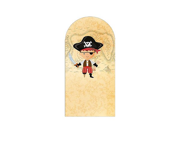 Painel Romano Veste Fácil 1,00x2,00 - Pirata Mapa do Tesouro 037