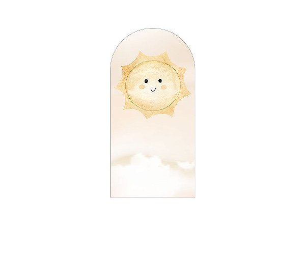 Painel Romano Veste Fácil 1,00x2,00 - Primeira Volta ao Sol Amarelo Neutro 039