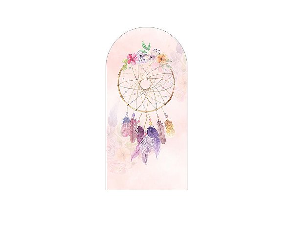 Painel Romano Veste Fácil 1,00x2,00 - Filtro dos Sonhos Rosado Aquarela 046