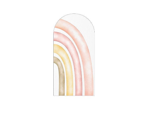 Painel Romano Veste Fácil 1,00x2,00 - Arco-íris Aquarela 049