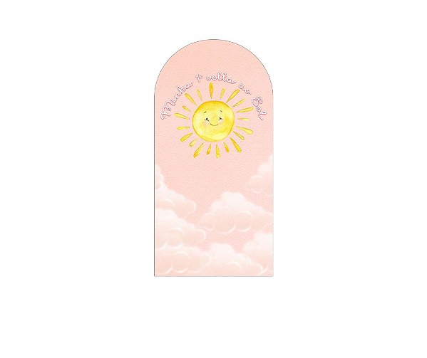 Painel Romano Veste Fácil 1,00x2,00 - Primeira Volta ao Sol Céu Rosa 050