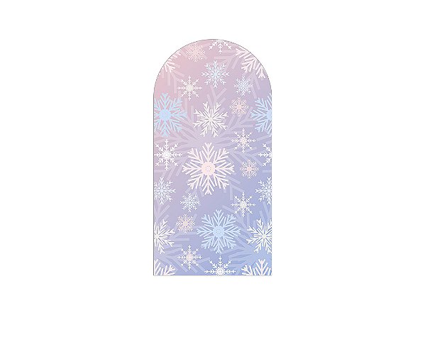 Painel Romano Veste Fácil 1,00x2,00 - Flocos de Neve 080