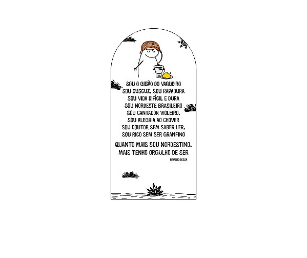 Painel Romano Veste Fácil 1,00x2,00 - Flork Orgulho Nordestino 015