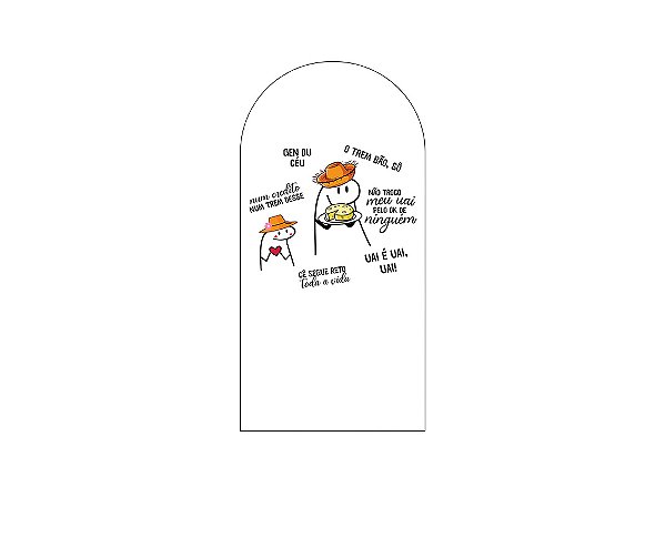 Painel Romano Veste Fácil 1,00x2,00 - Flork Orgulho Mineiro 018